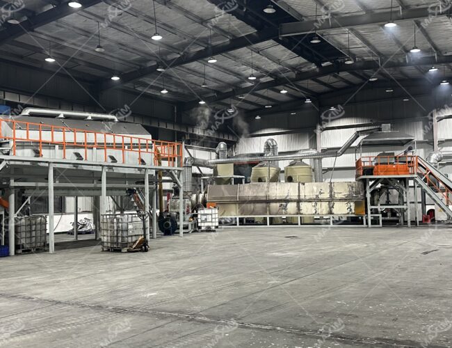 Malaysia lithium battery recycling processing site