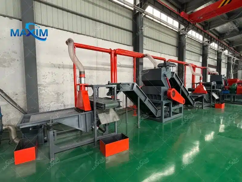Tire recycling production line2
