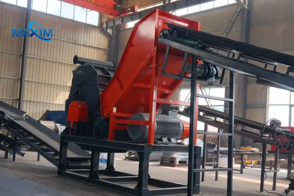 hydraulic and electric shredder