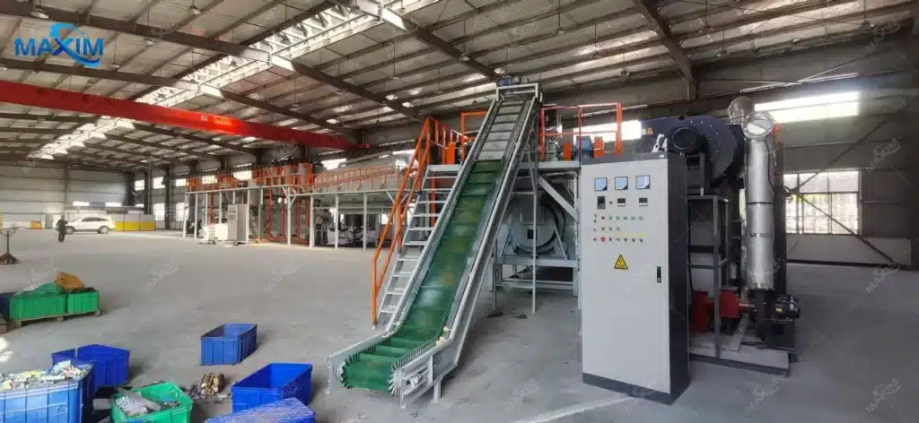 maxim machinery battery recycling line