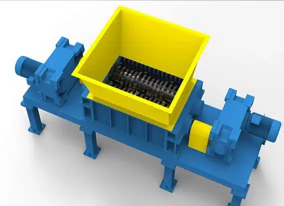 A home fabric shredder