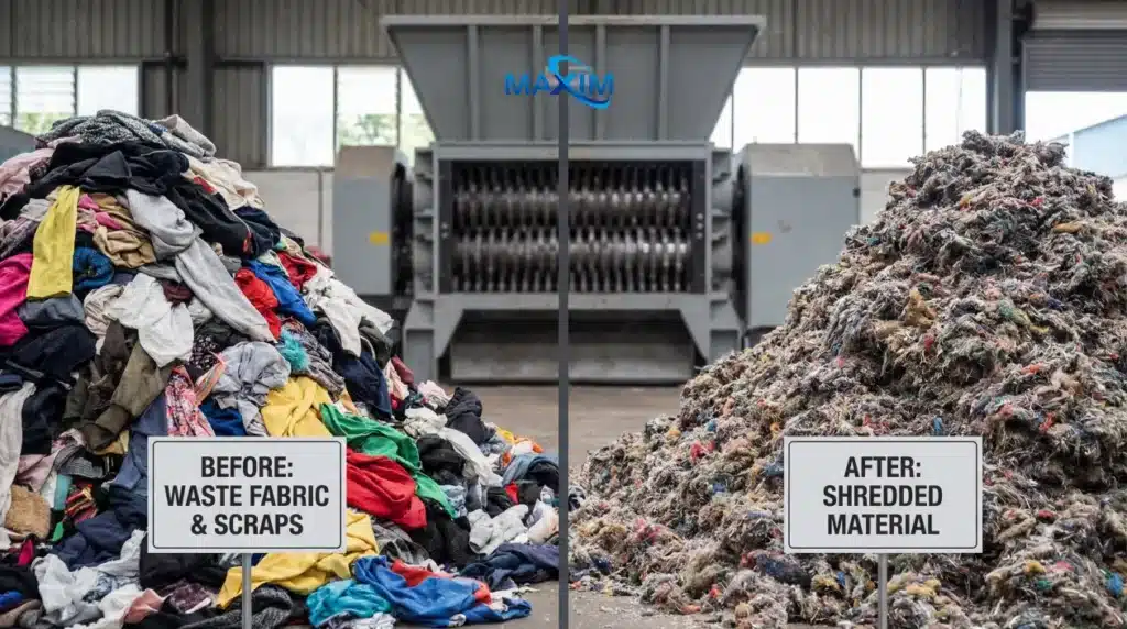 Separating Fibers by Material Type