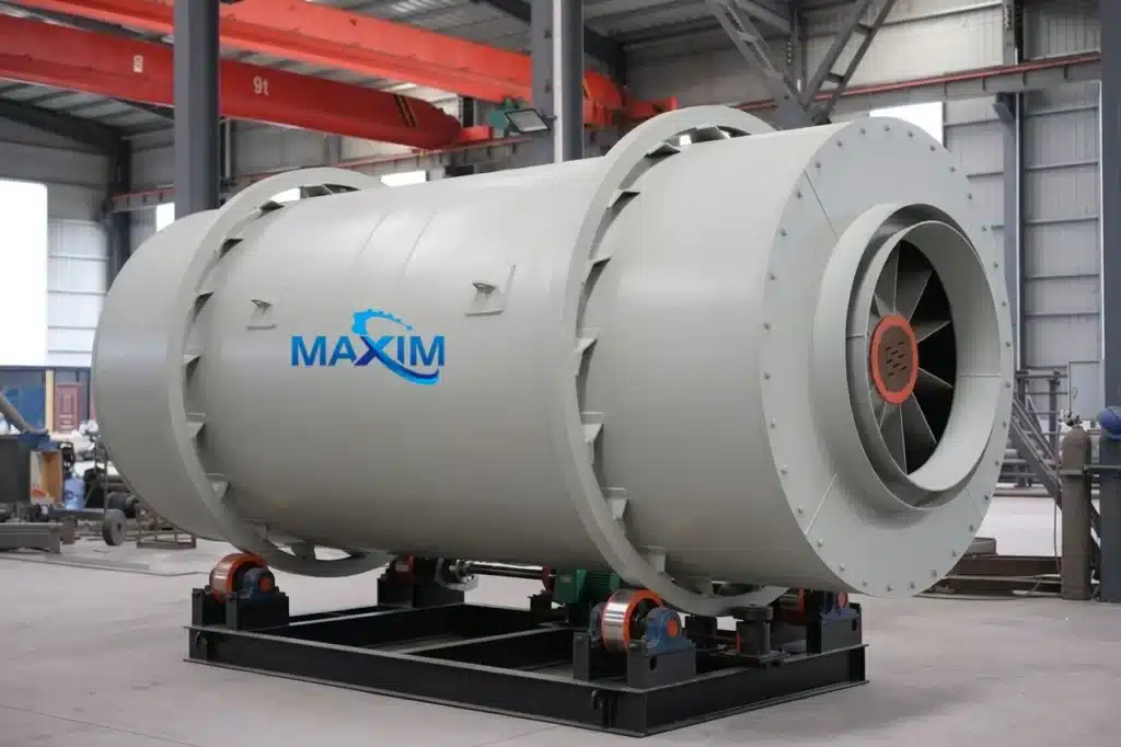 Triple Pass Rotary Dryer Achieving Lower Noise Levels for Enhanced Efficiency and Performance