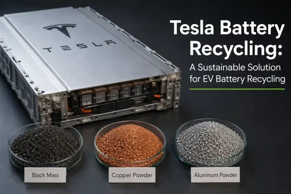 Tesla Battery Recycling Sustainable Solutions for EV Power Battery Recovery