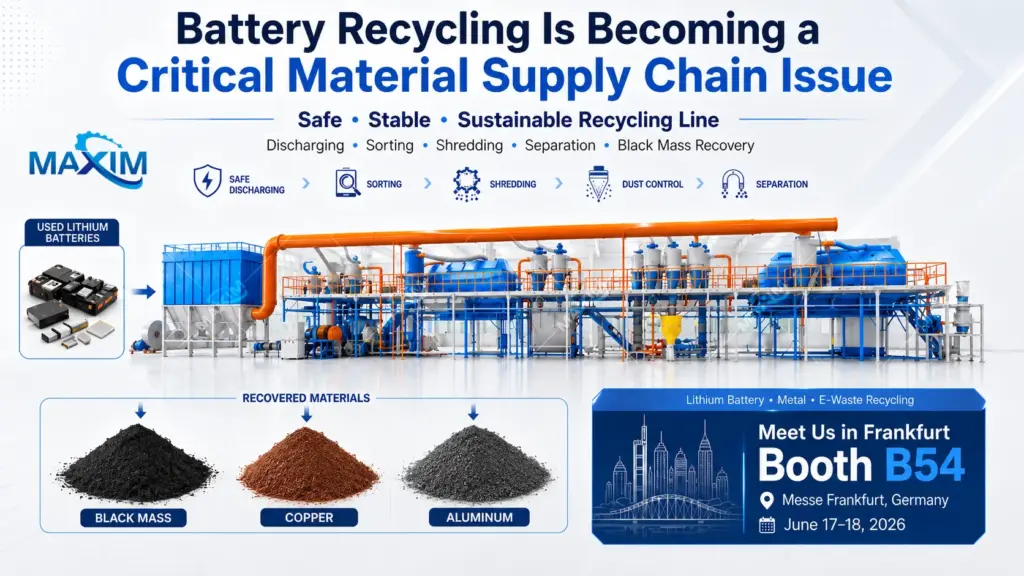 Lithium-Ion EV Battery Recycling Process