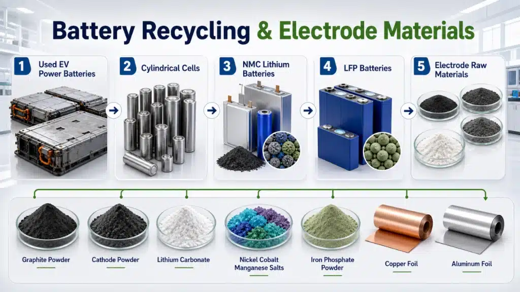 Electric Car Battery Recycling From End-of-Life Packs to Valuable Materials