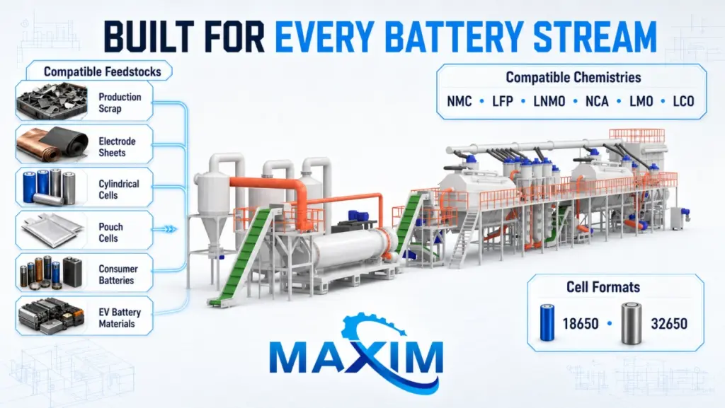 Lithium Battery Recycling Plant Process & Equipment Guide