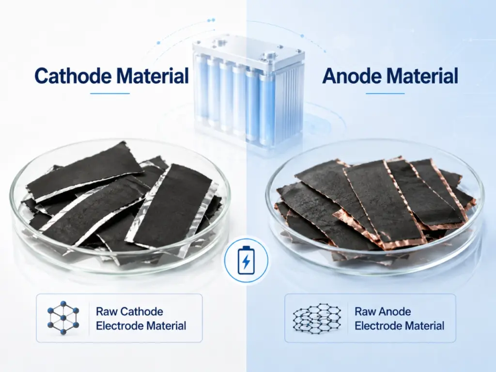 Lithium Battery Recycling for Cathode and Anode Sheets Process, Equipment & Solution