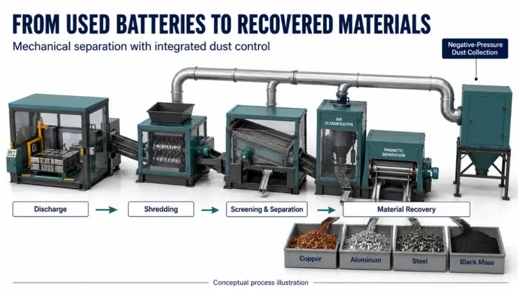 EV Battery Recycling Machine